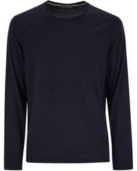 Herno - Combed Yarn Wool Jersey T-Shirt - Lyst
