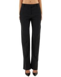 McQueen - Wool Gabardine Tailored Pants - Lyst