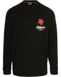 KENZO - Logo Long Sleeved T-Shirt - Lyst