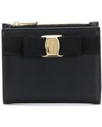 Ferragamo - Vara Bow Compact Wallet - Lyst