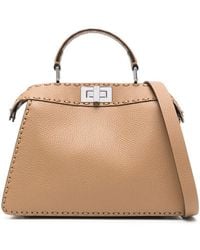 Fendi - Peekaboo Iseeu Small Leather Handbag - Lyst