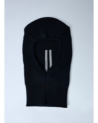 Rick Owens - Ribbed Knit Balaclava - Lyst