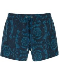 Versace - Printed Polyester Swimming Shorts - Lyst