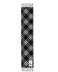 Burberry - Cashmere Check Scarf - Lyst