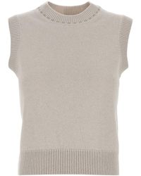 Fendi - Cappuccino Cashmere Vest - Lyst
