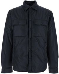 DSquared² - Jacket With Classic Collar And Logo Print On The Rear - Lyst