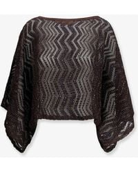 Missoni - Viscose Top With Chevron Pattern - Lyst