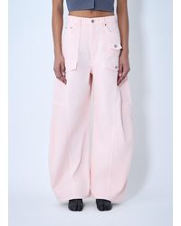 Sportmax - High-Waisted Cargo Trousers - Lyst