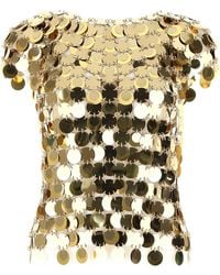 Rabanne - Sequins Top - Lyst