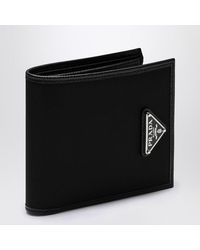 【PRADA】Black horizontal wallet with logo 16657245_32605519_600.jpg
