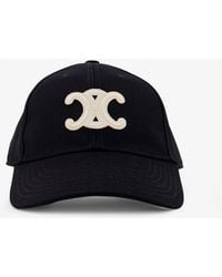 Celine - Cotton Triomphe Hat - Lyst