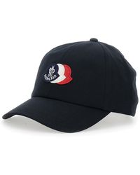 Moncler - Baseball Cap With Logo Patch On The Front And Back - Lyst