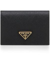 Prada - Saffiano Small Wallet - Lyst