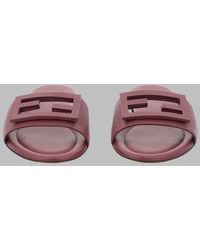 Fendi - Leather Flats - Lyst