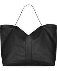 Saint Laurent - Y Large Leather Tote Bag - Lyst