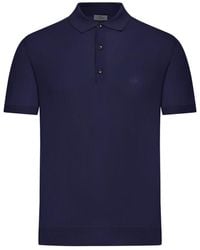 Etro - Short-Sleeved Cotton Polo Shirt - Lyst