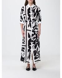 Max Mara - Floral Print Silk Shirt Dress - Lyst
