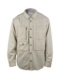 Isabel Marant - Off- Denim Jacket With Exposed Seams - Lyst