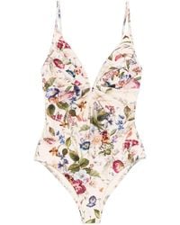 Zimmermann - Gathered Bust Top With Adjustable Straps For - Lyst