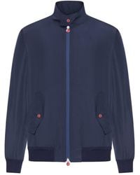 Kiton - Technical Fabric Bomber Jacket - Lyst