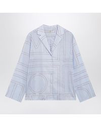 TOTEME - Light Monogram Pajama Shirt - Lyst