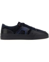 Santoni - Lace Up Sneakers - Lyst