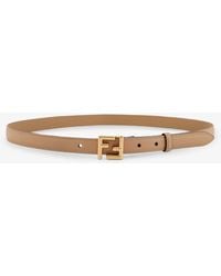 Fendi - Ff Leather Belt - Lyst