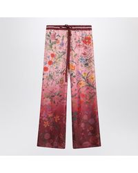 Gucci - Floral-Print Trousers - Lyst