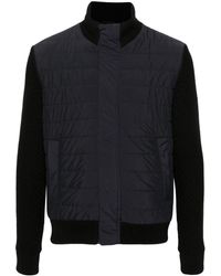 Herno - Nylon And Wool Bomber Jacket - Lyst
