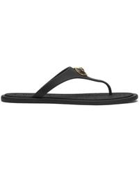 Versace - Alia Flat Sandals - Lyst
