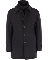 Herno - Long Down Jacket With Buttons - Lyst