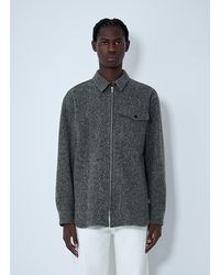 Dries Van Noten - Herringbone Zip Jacket - Lyst