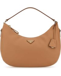 Prada - Camel Leather Handbag - Lyst