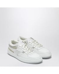 Givenchy - Leather And Suede Sneakers 4G - Lyst