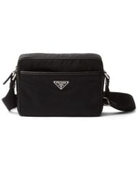Prada - Re-Nylon And Saffiano Shoulder Bag - Lyst