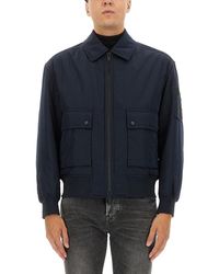 BOSS - Polyester Jacket - Lyst