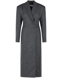 ANDAMANE - 'Ottavia' Melange Wool Blend Coat - Lyst