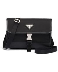 Prada - Re-Nylon And Saffiano Leather Smartphone Case - Lyst