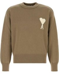 Ami Paris - Crew Neck Sweater - Lyst