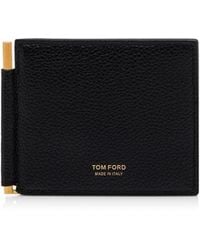 Tom Ford - Leather Money Clip Wallet - Lyst