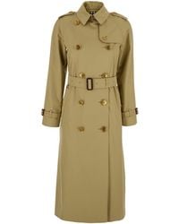 Burberry - 'Waterloo' Double-Breasted Trench Coat With Classic Collar And Belt Closure - Lyst