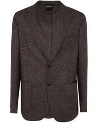 ZEGNA - Wool And Silk Blend Jacket For (Fw23 Collection) - Lyst