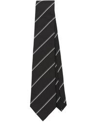 Saint Laurent - Striped Silk Tie - Lyst