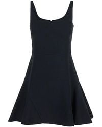 Givenchy - Mini Dress With Flared Skirt And Square Neckline - Lyst