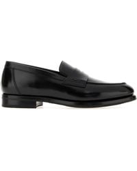 Santoni - Solid Loafers - Lyst