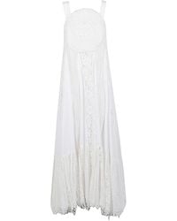 Loewe - Cotton Long Dress - Lyst