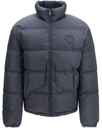 Prada - High-Neck Padded Jacket - Lyst
