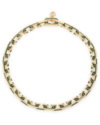 CASABLANCA - Enamel C Link Necklace - Lyst