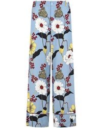 Marni - Light Viscose Trousers - Lyst