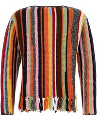 Prada - Crew Neck Sweaters - Lyst